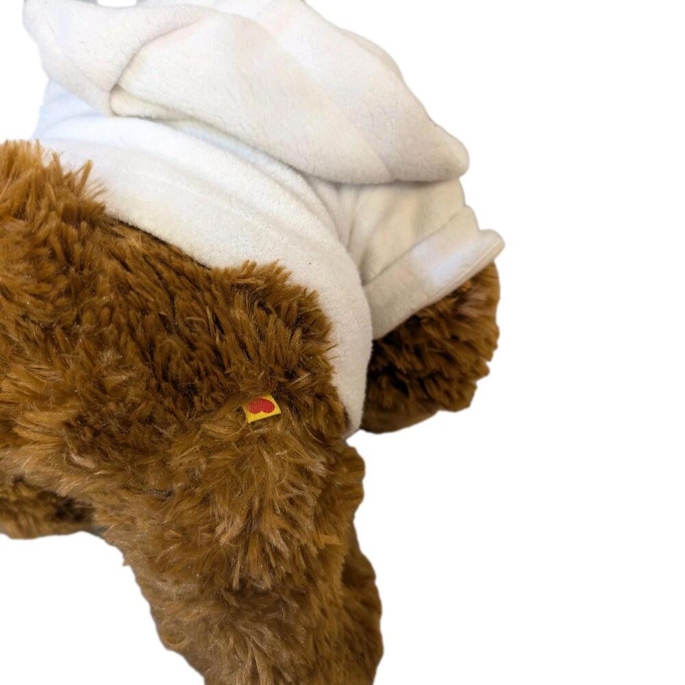 Golden Brown Weighted Build-A-Bear With White Robe - Picture 4 of 7
